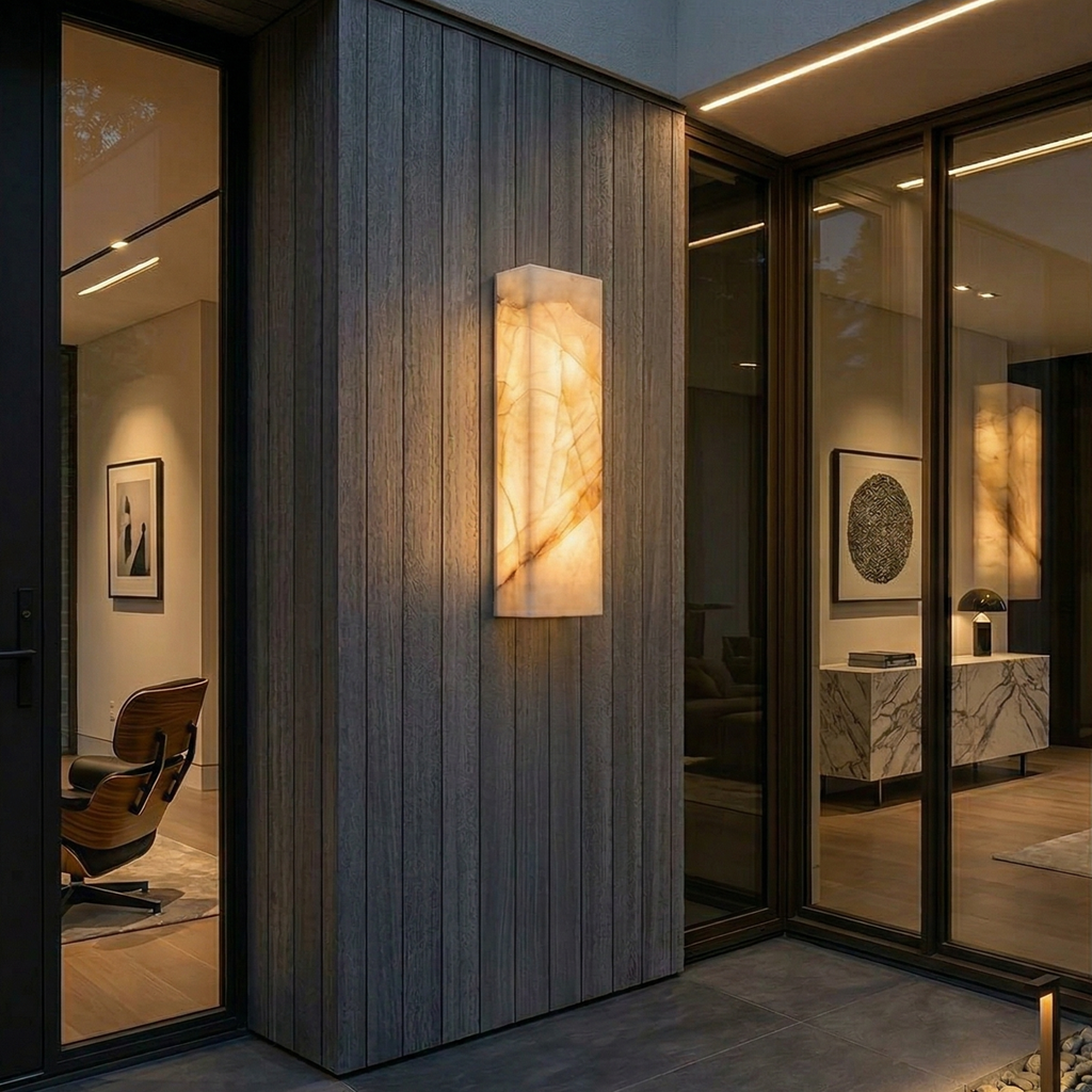 LED Light For Exterior Walls With Natural Stone Look Waterproof
