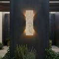 LED Outdoor Wall Light With Stone Finish, Waterproof And Dimmable
