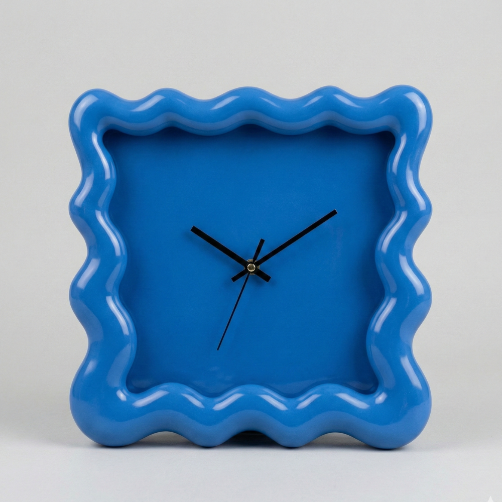 Minimalistische wandklok met geruisloze beweging voor moderne woondecoratie