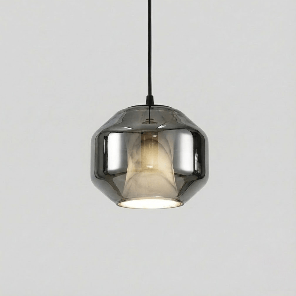 Alabaster Glass Pendant Light With Adjustable Height For Modern Interiors