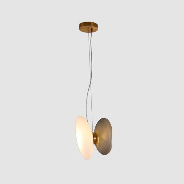Modern Pendant Lamp With Frosted Glass And Adjustable Height