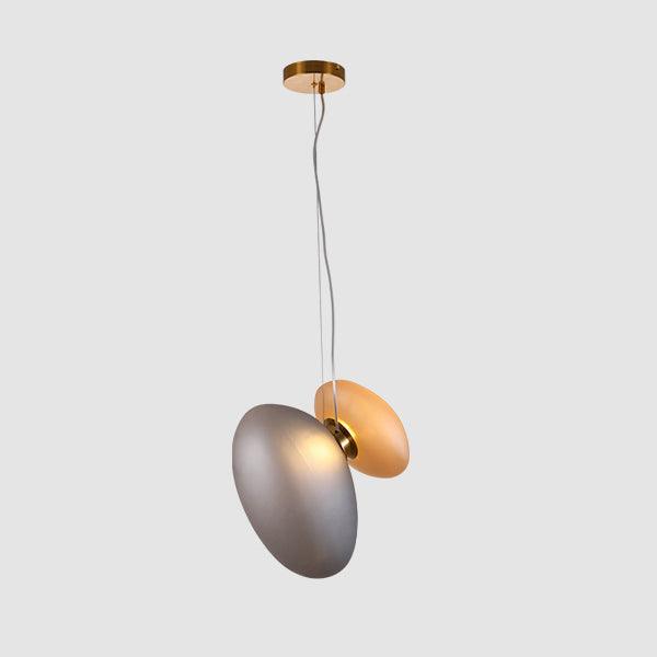 Modern Pendant Lamp With Frosted Glass And Adjustable Height