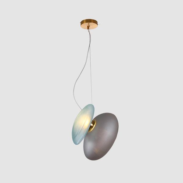Modern Pendant Lamp With Frosted Glass And Adjustable Height
