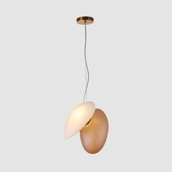 Modern Pendant Lamp With Frosted Glass And Adjustable Height