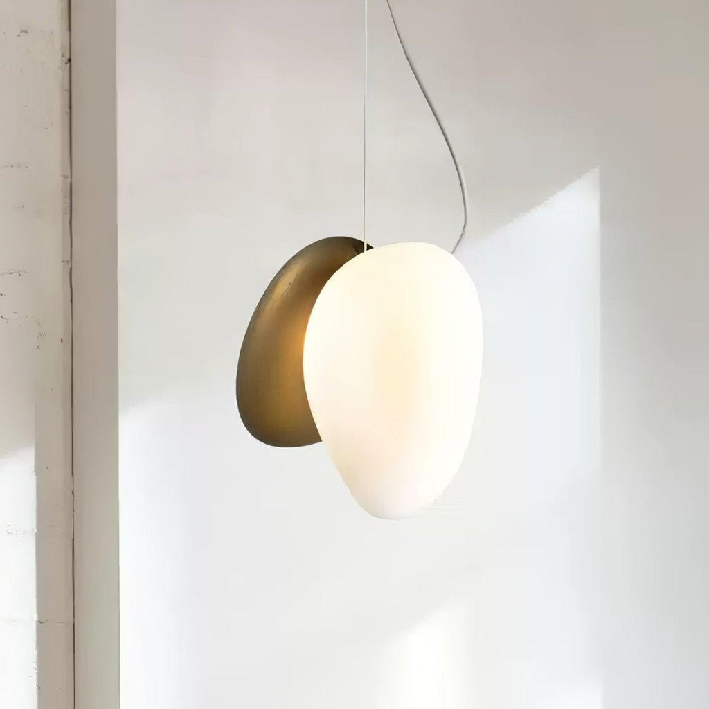 Modern Pendant Lamp With Frosted Glass And Adjustable Height