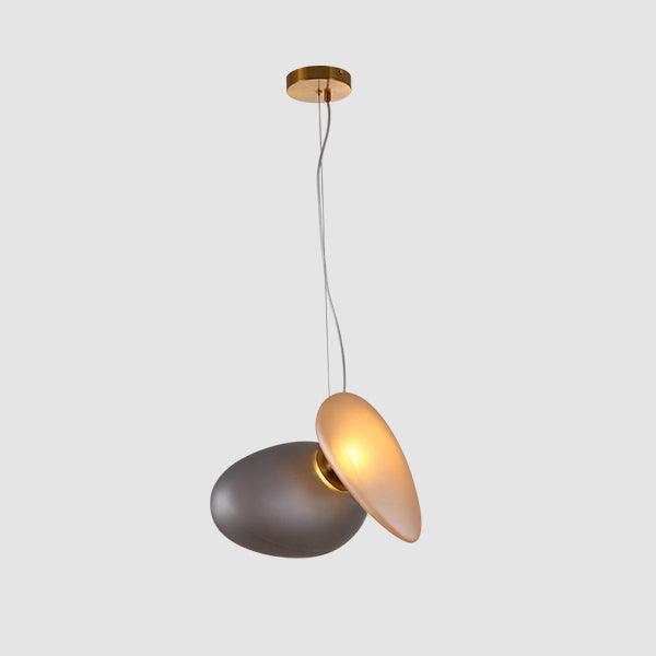 Modern Pendant Lamp With Frosted Glass And Adjustable Height