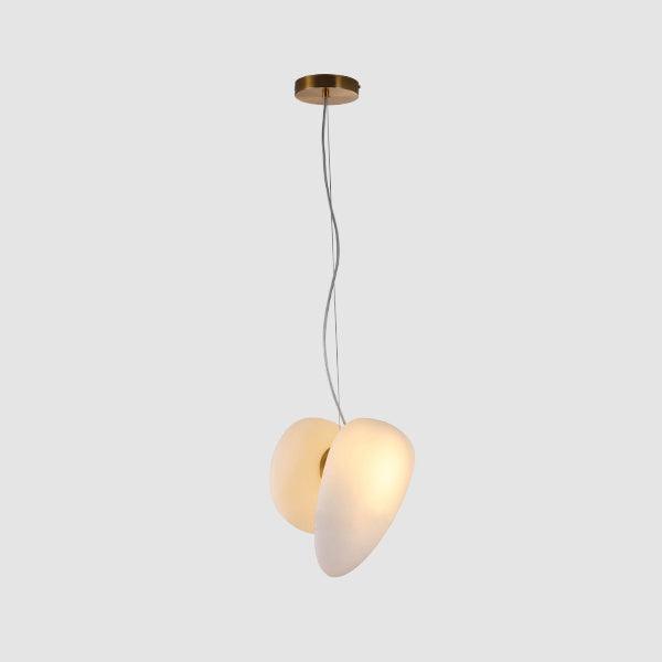Modern Pendant Lamp With Frosted Glass And Adjustable Height