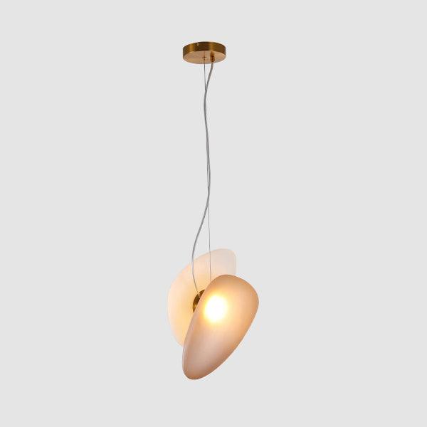 Modern Pendant Lamp With Frosted Glass And Adjustable Height