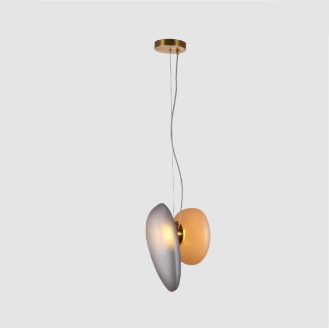 Modern Pendant Lamp With Frosted Glass And Adjustable Height