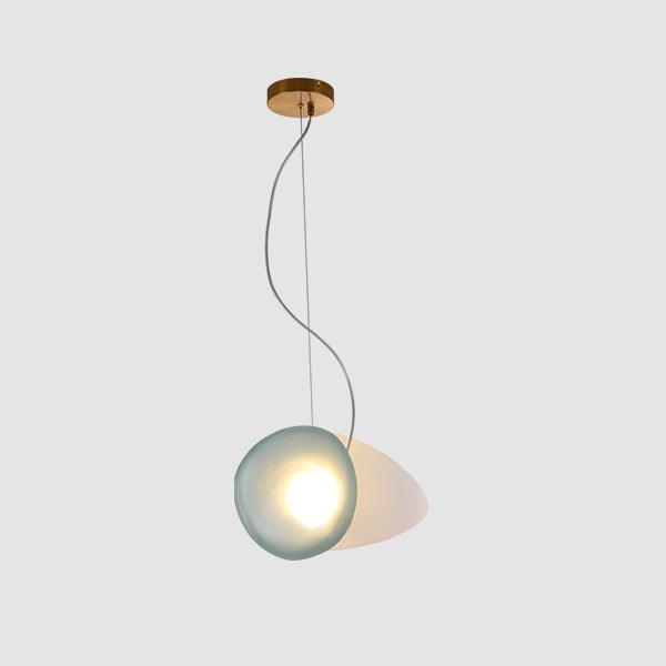 Modern Pendant Lamp With Frosted Glass And Adjustable Height
