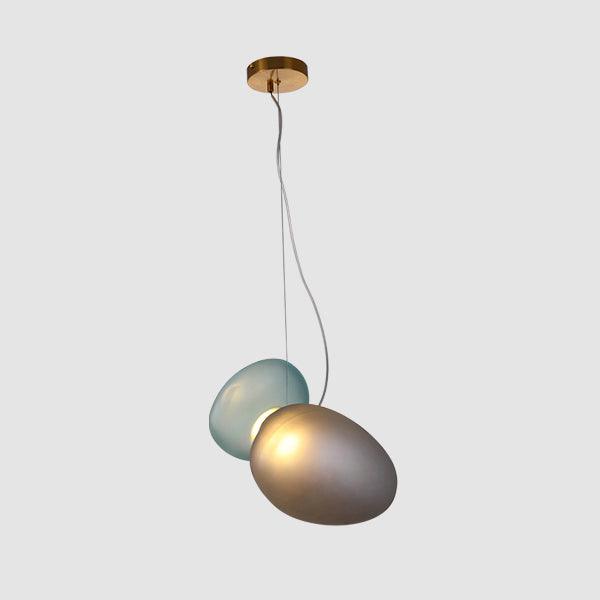 Modern Pendant Lamp With Frosted Glass And Adjustable Height