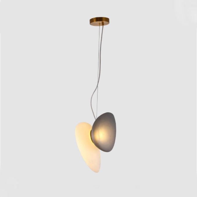 Modern Pendant Lamp With Frosted Glass And Adjustable Height