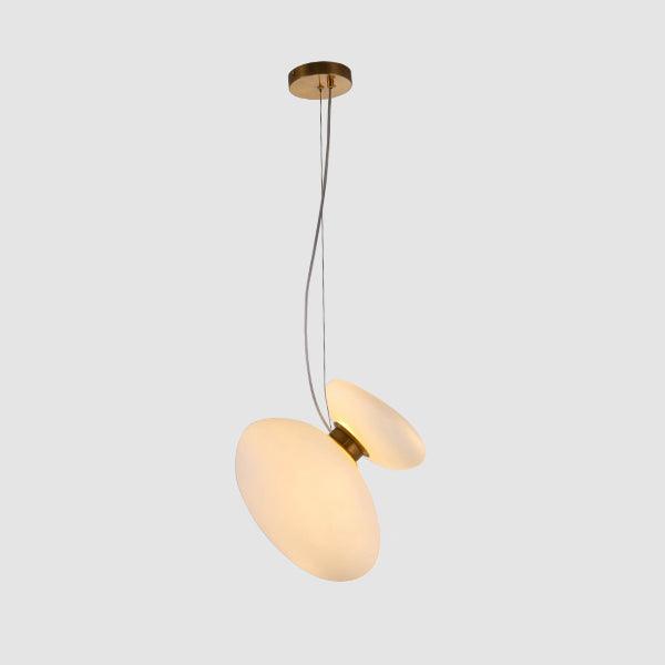 Modern Pendant Lamp With Frosted Glass And Adjustable Height
