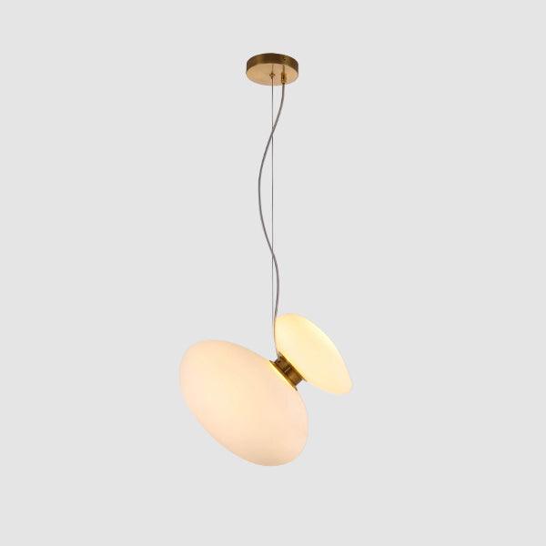 Modern Pendant Lamp With Frosted Glass And Adjustable Height