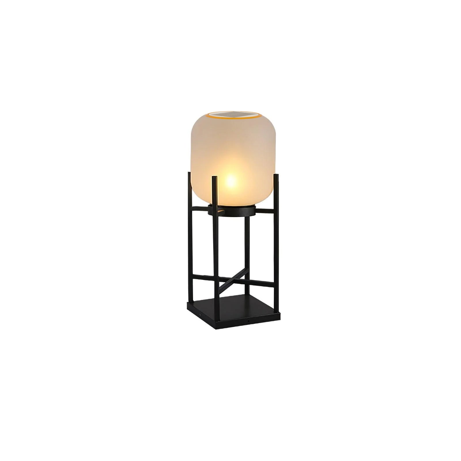 Waterproof Stainless Steel Solar Lantern For Outdoor Spaces