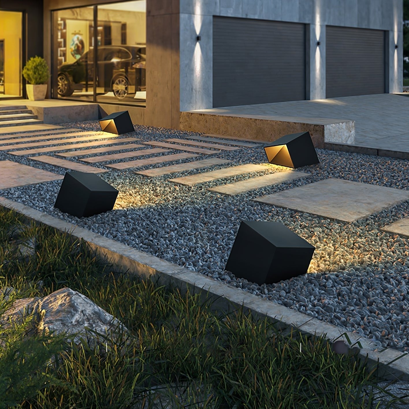 Automatic Stainless Steel Solar Path Light For Outdoor Use
