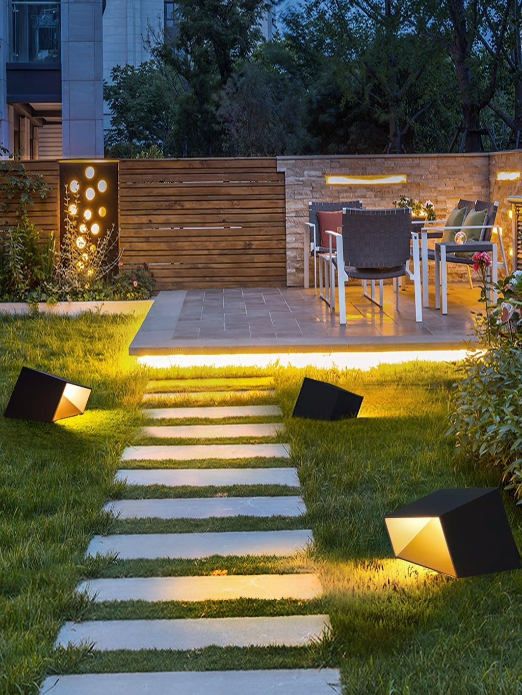 Automatic Stainless Steel Solar Path Light For Outdoor Use