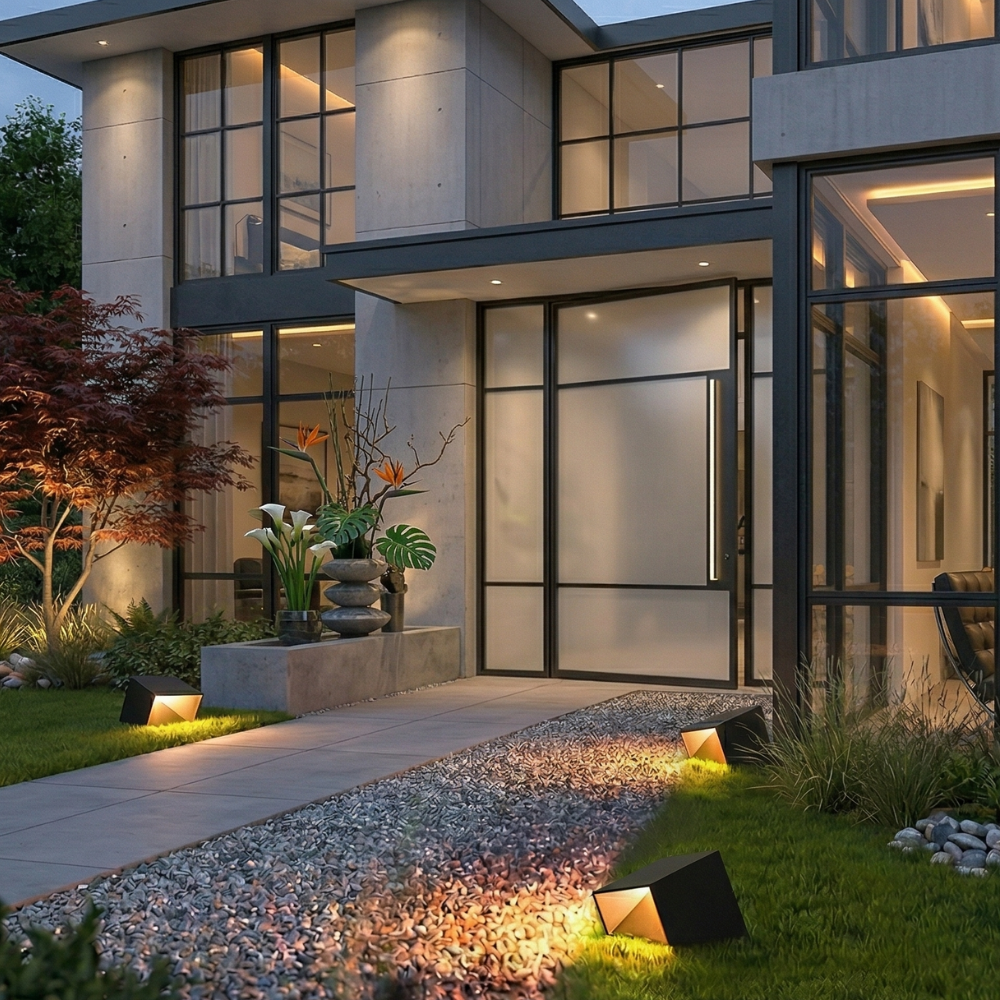 Automatic Stainless Steel Solar Path Light For Outdoor Use