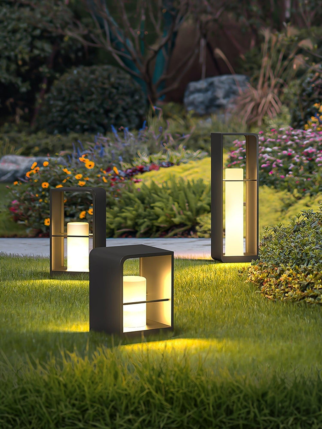 Solar Path Light Stainless Steel Outdoor Waterproof With Automatic Functionality