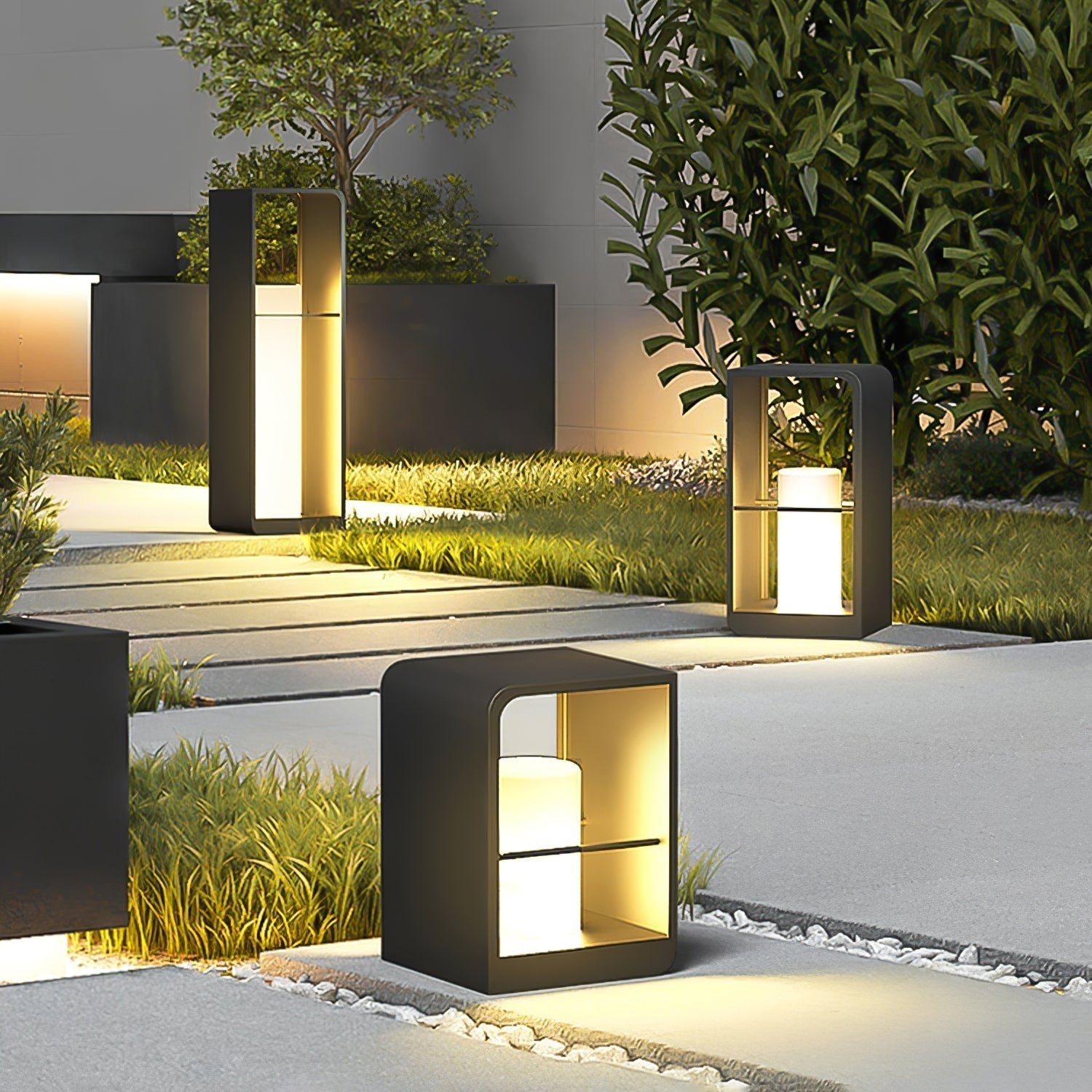 Solar Path Light Stainless Steel Outdoor Waterproof With Automatic Functionality