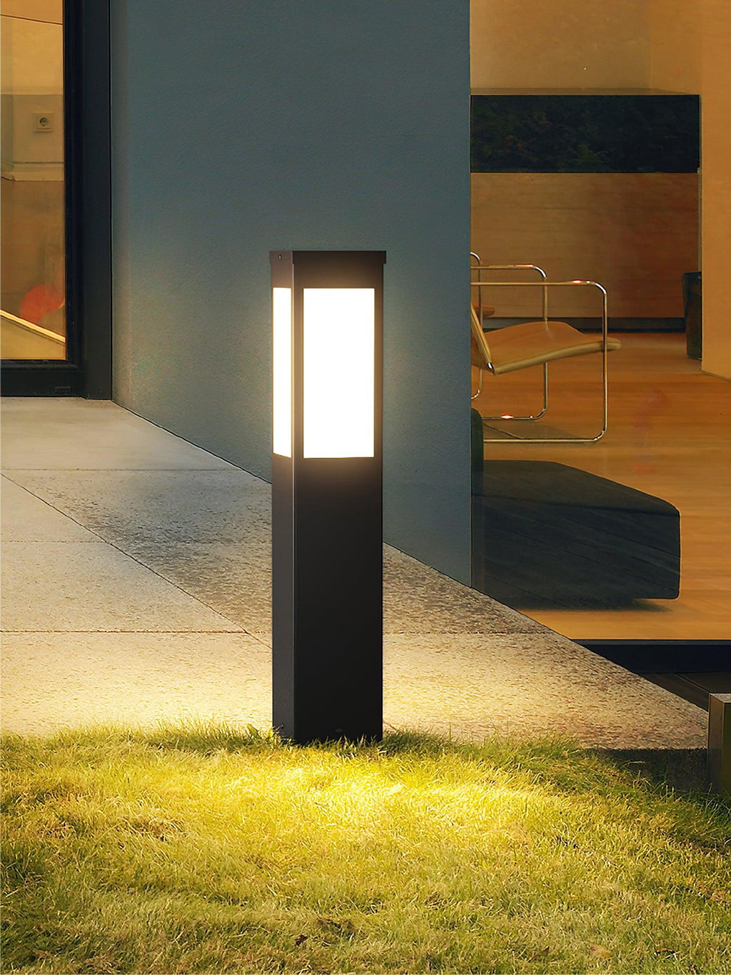 Aluminium Solar Post Lantern For Outdoor Use With LED Waterproof