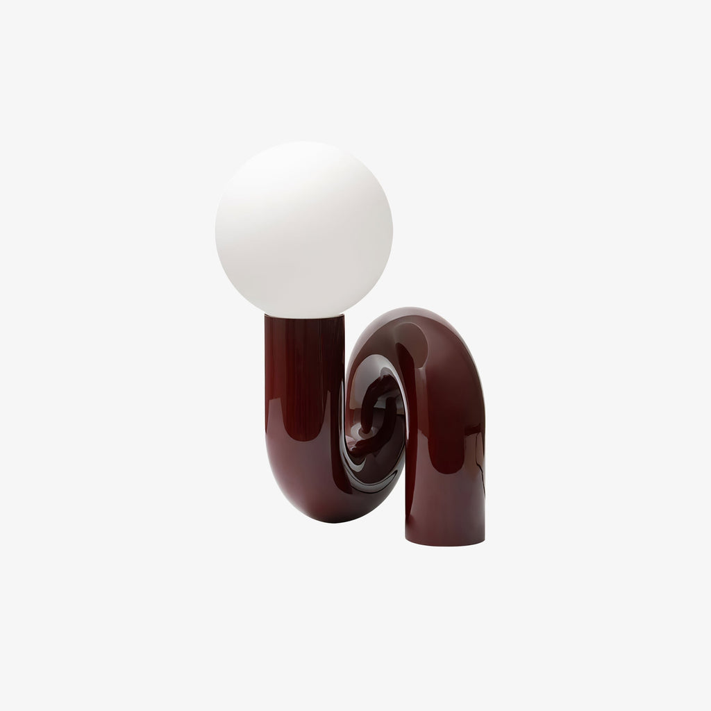 Contemporary Resin Glass Table Lamp With Dimmable LED Light