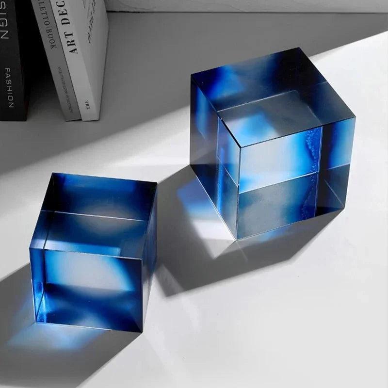 Modern Vivid Crystal Bookends For Elegant Shelf Decor