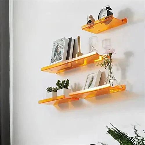 Modern Acrylic Wall Shelf For Living Room, Bathroom And Bedroom