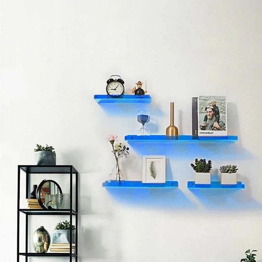 Modern Acrylic Wall Shelf For Living Room, Bathroom And Bedroom