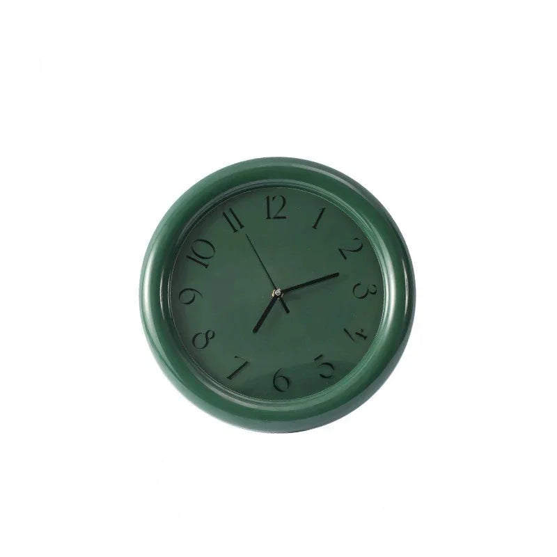 Modern Wooden Wall Clock With Silent Sweep For Living Rooms