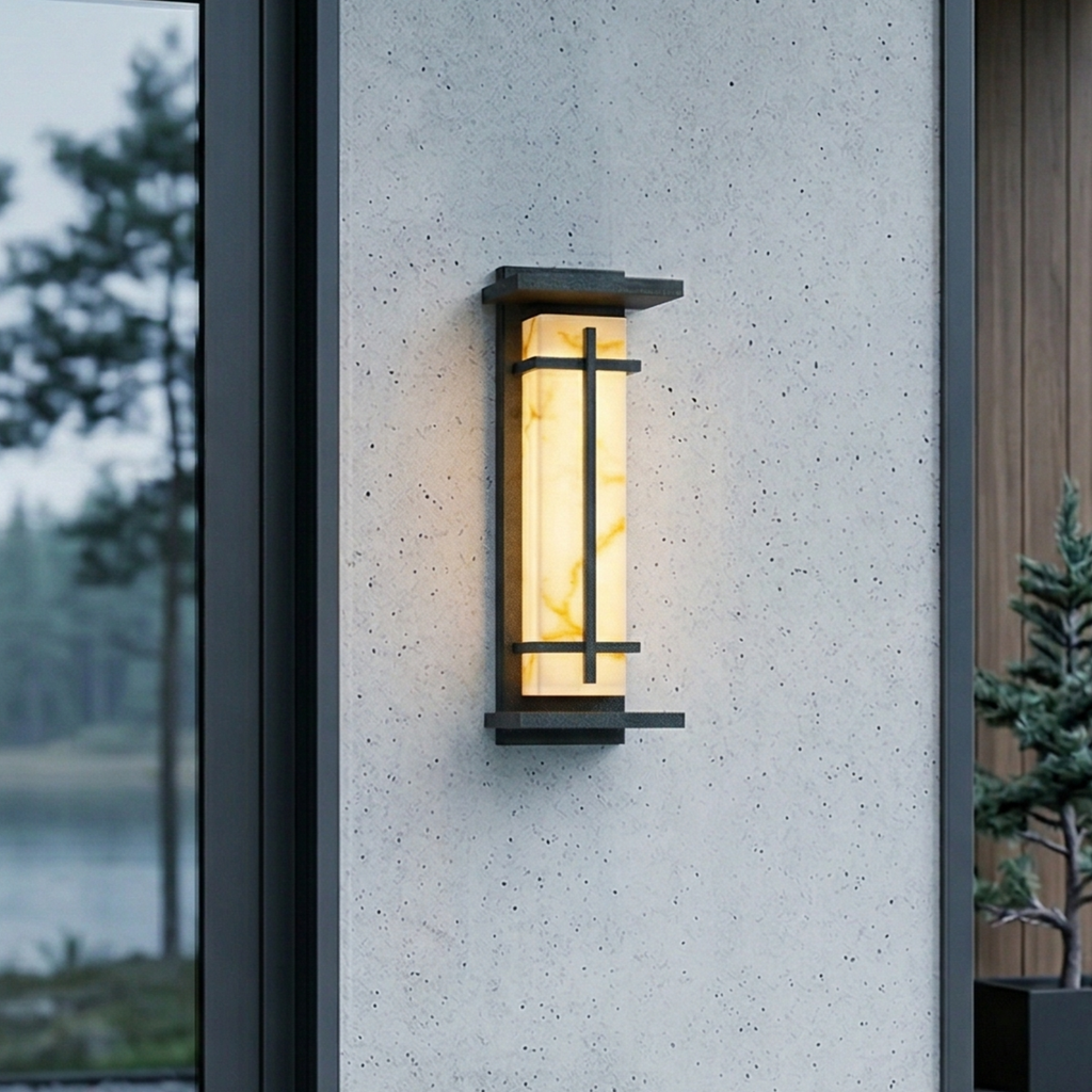 LED Wall Light For Outdoor Spaces In Stainless Steel Waterproof