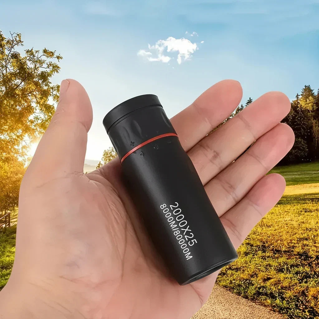 HD 2000x25 Zoom-Monokular – Kompaktes, taschengroßes Gehäuse