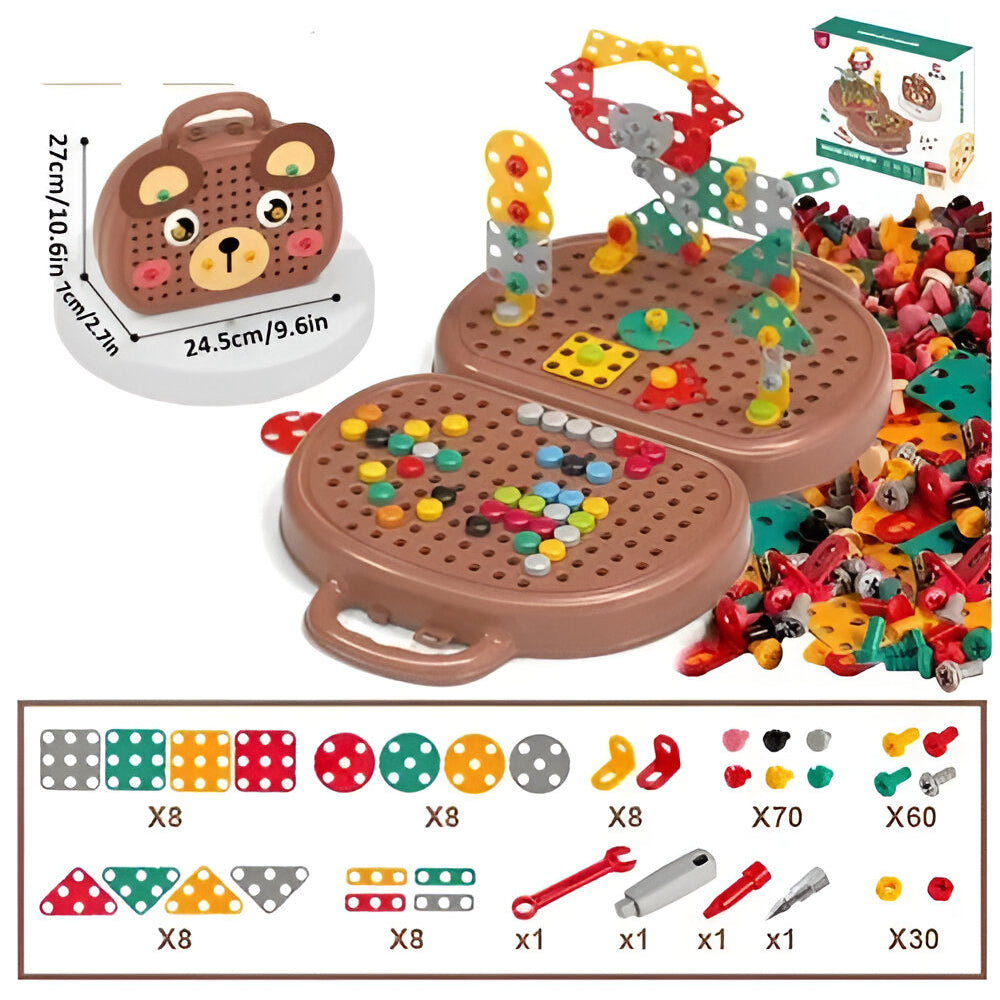 Montessori-Inspired STEM Building Blocks Set