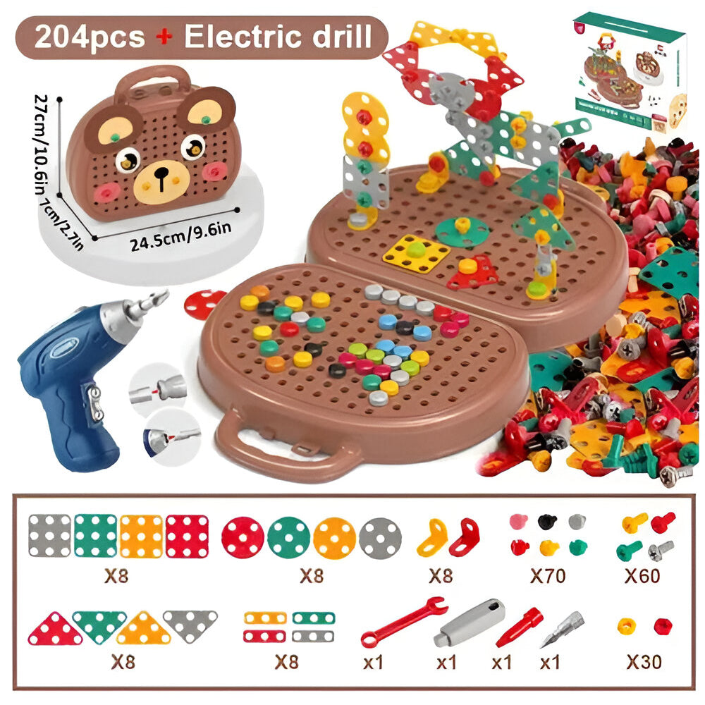 Montessori-Inspired STEM Building Blocks Set