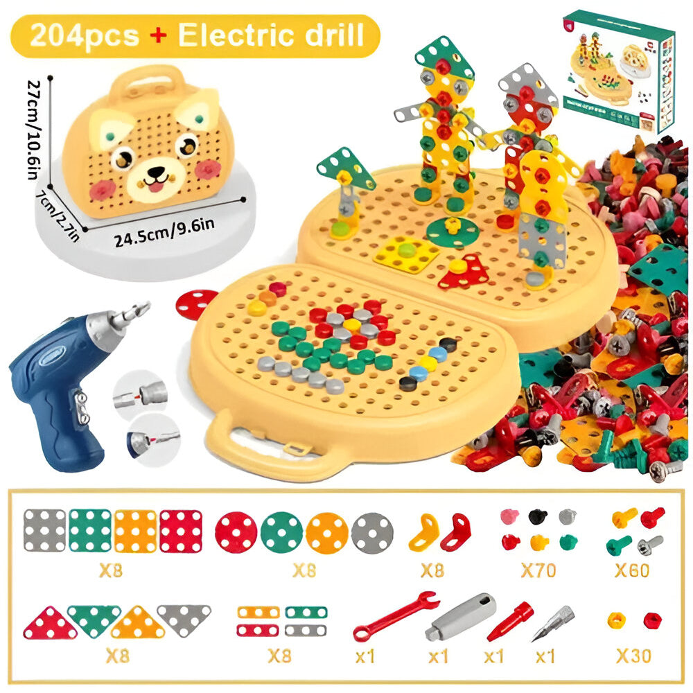 Montessori-Inspired STEM Building Blocks Set