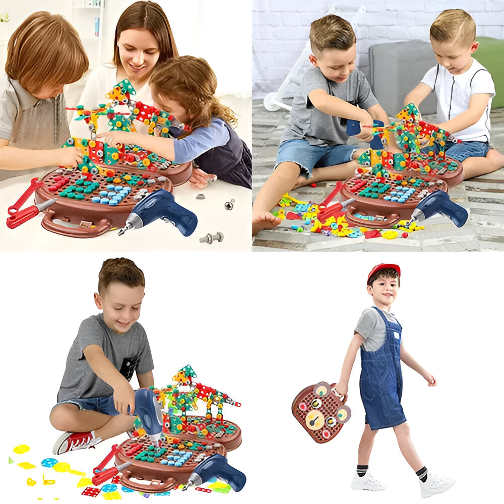 Montessori-Inspired STEM Building Blocks Set