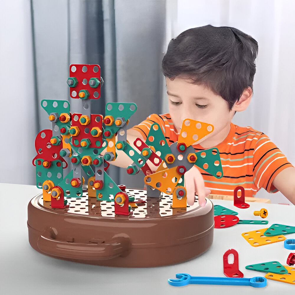 Montessori-Inspired STEM Building Blocks Set