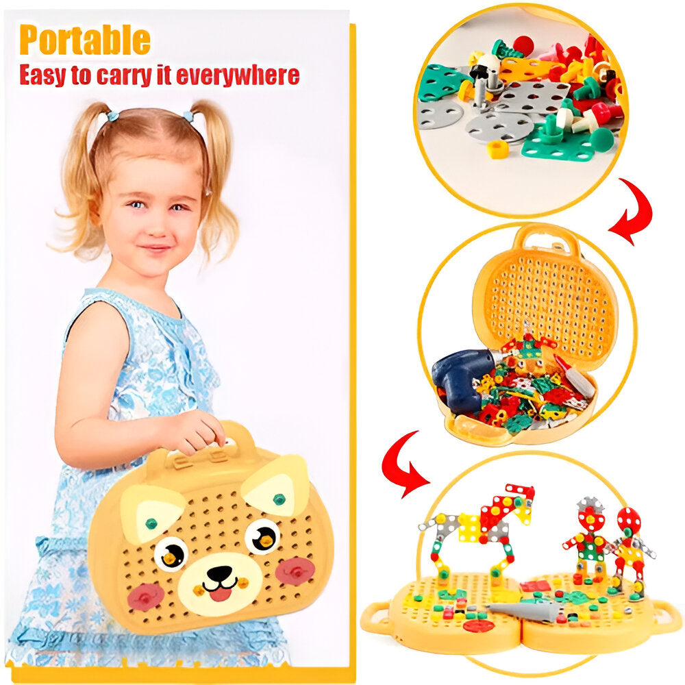 Montessori-Inspired STEM Building Blocks Set