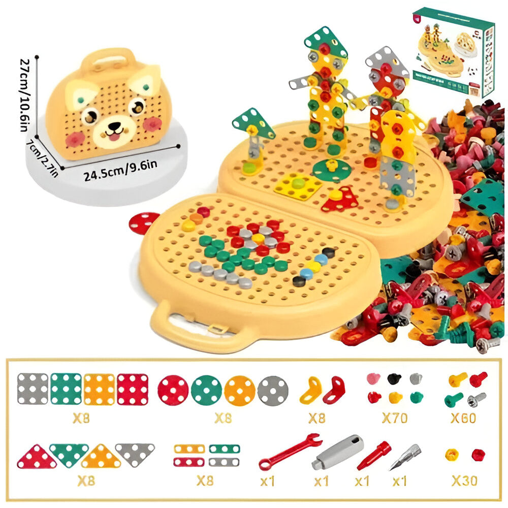 Montessori-Inspired STEM Building Blocks Set