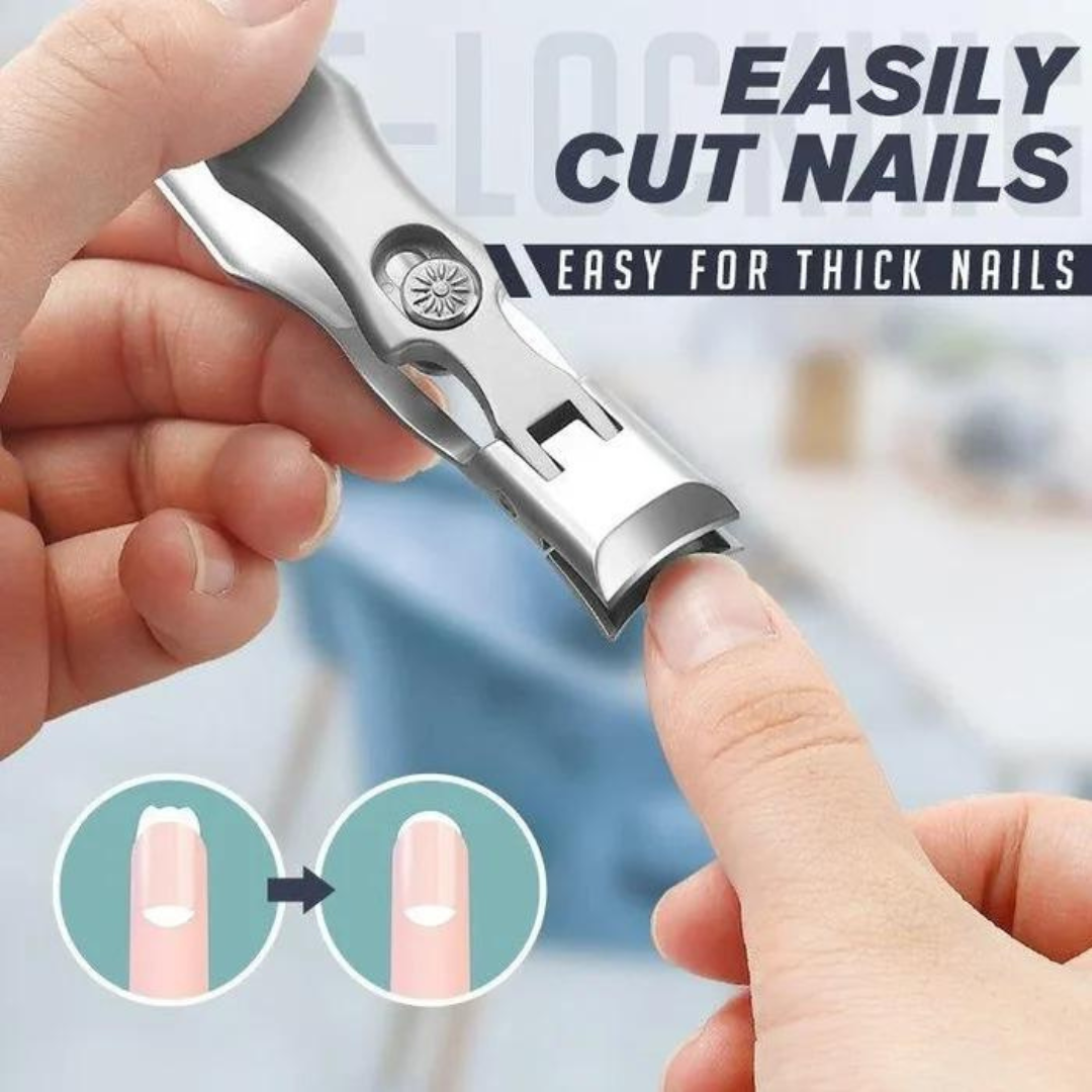 Corta-unhas de aço inoxidável reforçado — Lâmina de maxilas largas