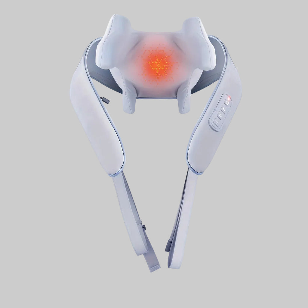 Trådløs nakkemassager til nakke og skuldre — bærbart omsluttende design