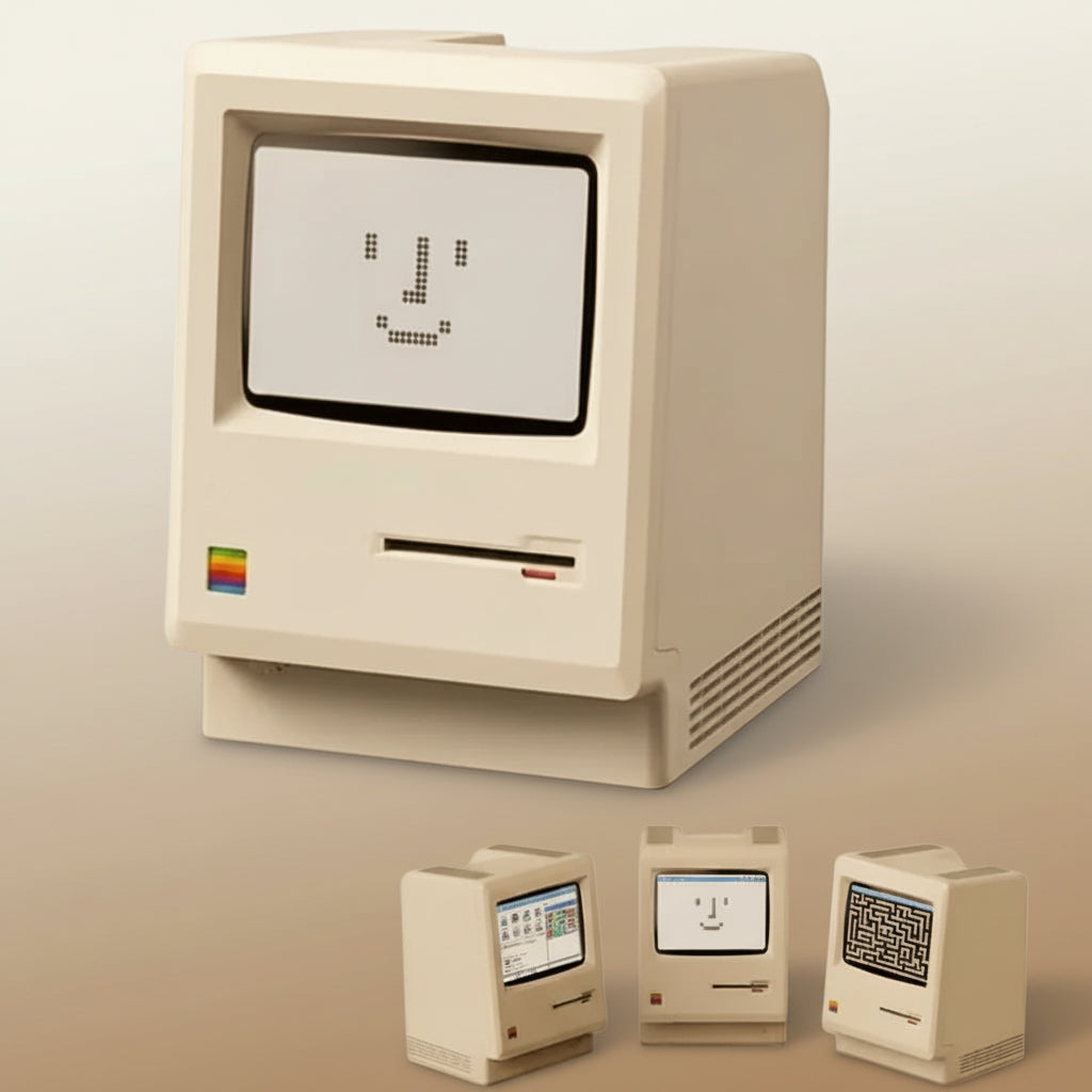 Retro Computer Desk Lamp — Luminous Plastic Night Light