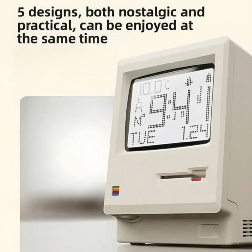 Retro Computer Desk Lamp — Luminous Plastic Night Light