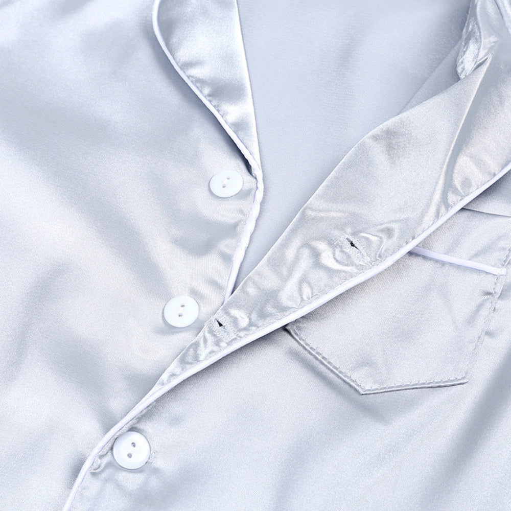 Kids Button-Top Sleepwear Set — Coordinating Top and Bottoms