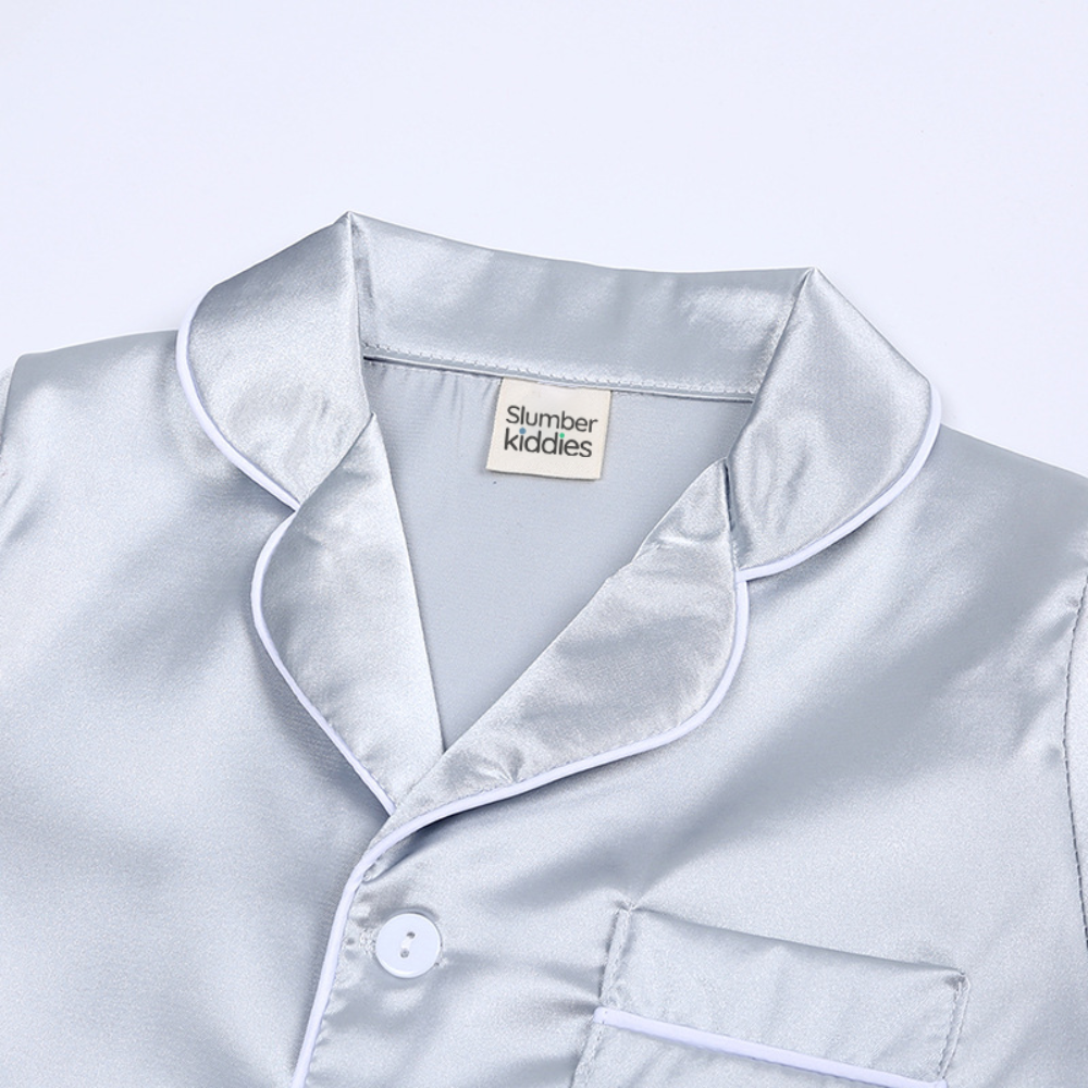 Kids Button-Top Sleepwear Set — Coordinating Top and Bottoms