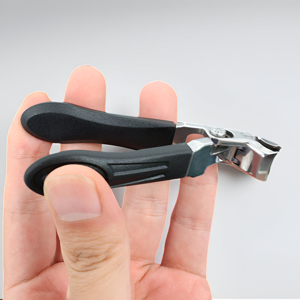 Heavy-Duty Stainless Steel Nail Clippers — Contoured Handle, Rust-Resistant Build