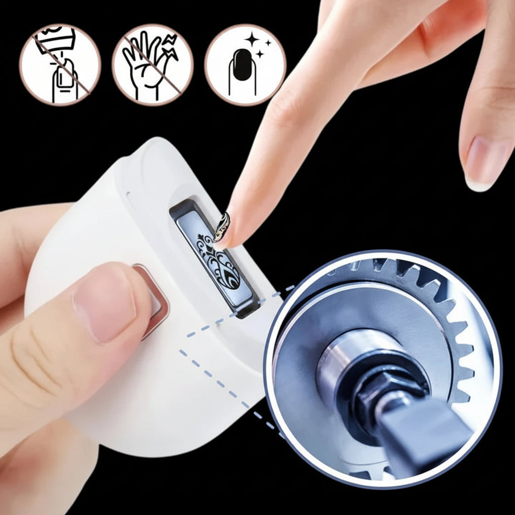 Nail Clipper Electric Rechargeable LED Light Trimmer | Meowbutter