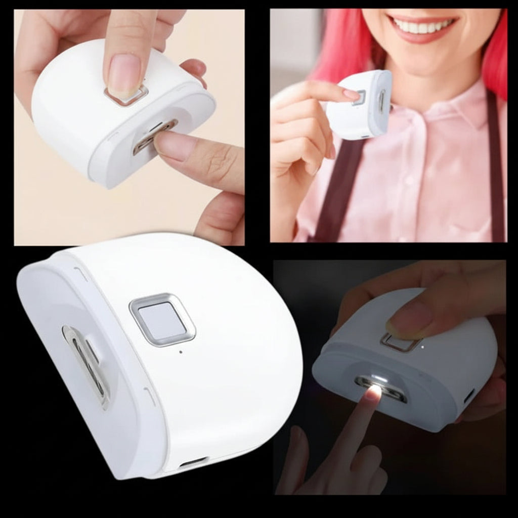 Nail Clipper Electric Rechargeable LED Light Trimmer | Meowbutter