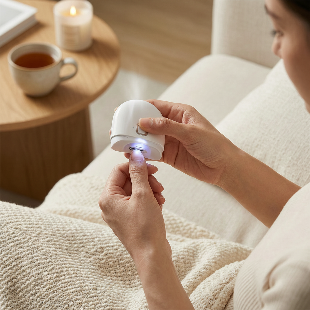 Nail Clipper Electric Rechargeable LED Light Trimmer | Meowbutter