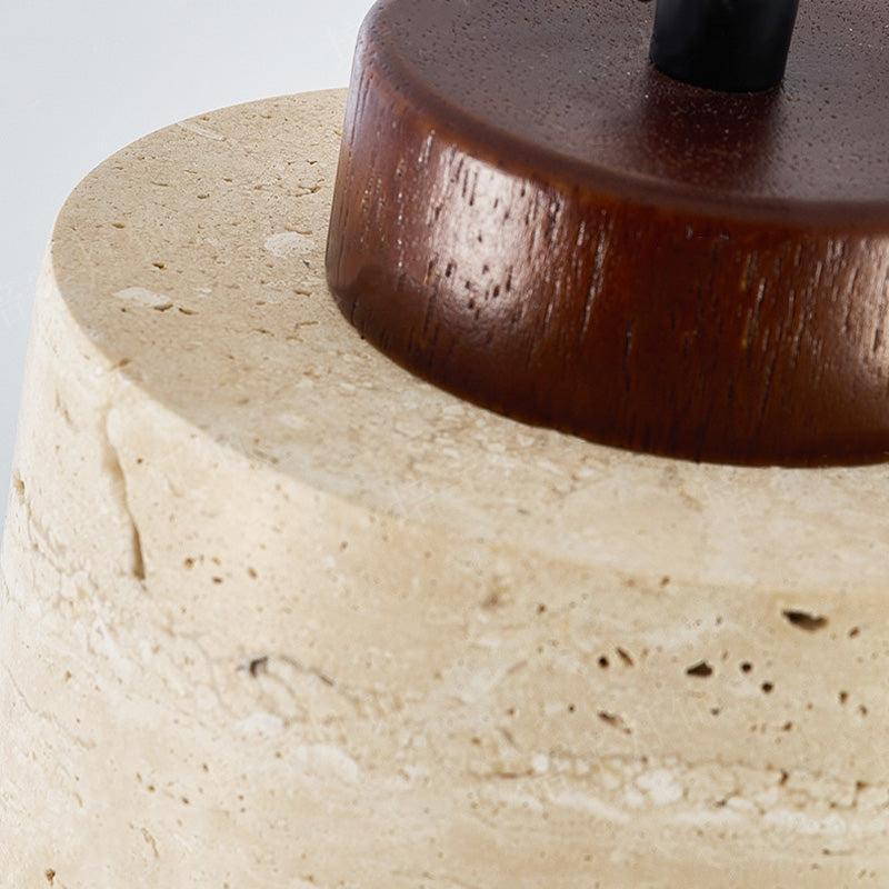 Nordic Minimalist Travertine Pendant Lamp For Kitchen